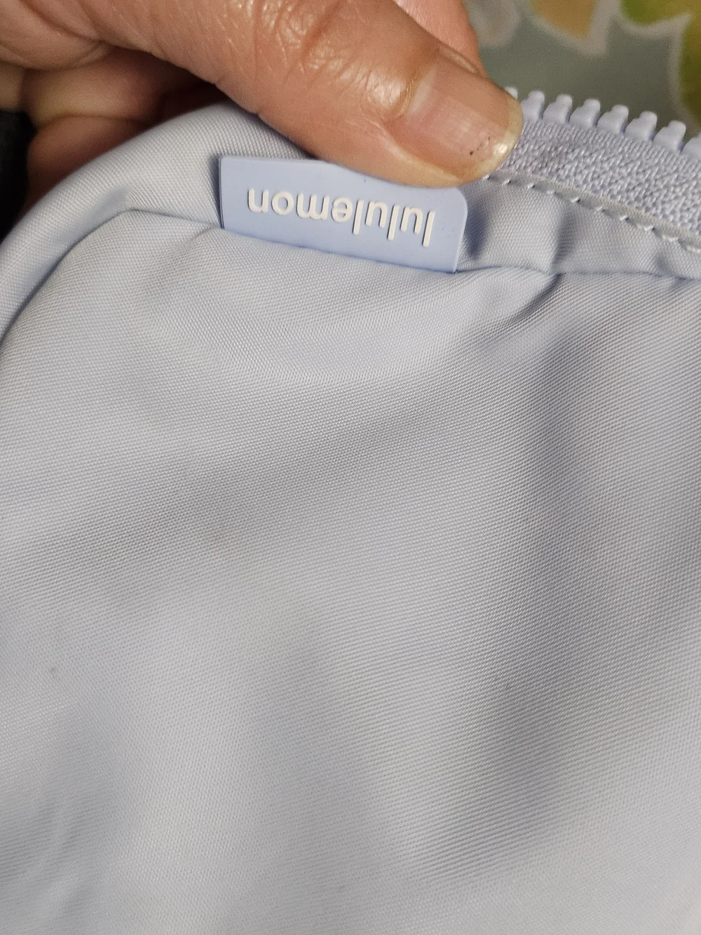 lululemon Powder Blue Mesh Interior Belt Bag